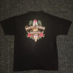 Harley Davidson Honolulu Hawaii Tee. mens L